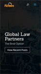 Mobile Screenshot of globallawpartners.com